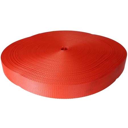 Us Cargo Control 2" x 300' 12K Polyester Cargo Webbing - Red NS-WEB212000RED
